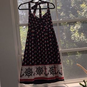 Anthropology halter dress